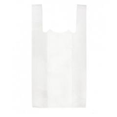 Paquete 50 bolsas camiseta 42x28x53cm plástico reciclado 200 micras
