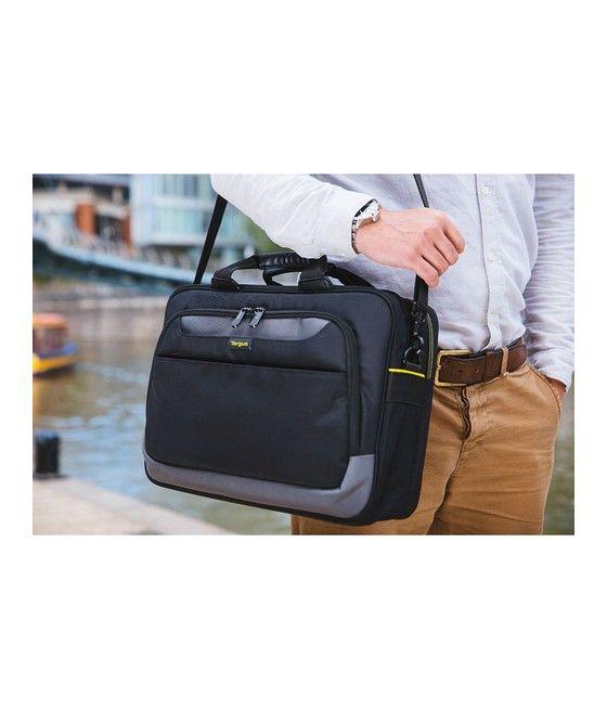 Targus CityGear maletines para portátil 39,6 cm (15.6") Bandolera Negro - Imagen 12