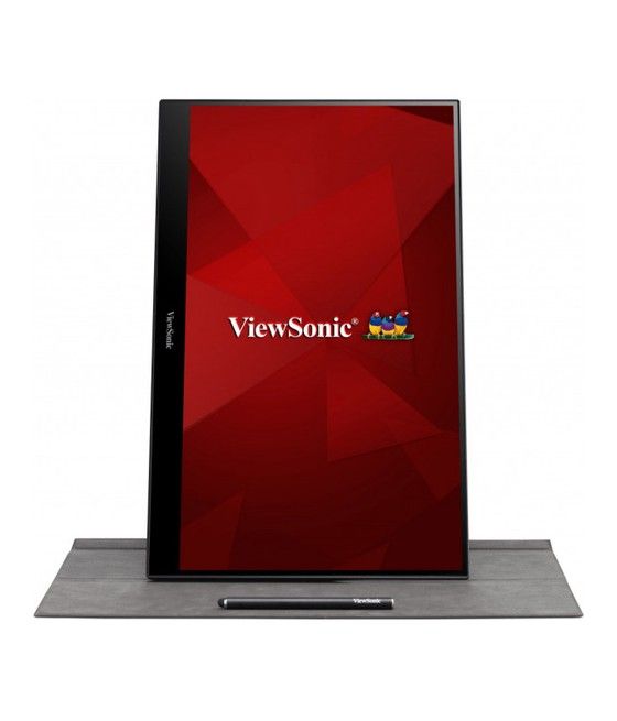 Viewsonic TD1655 monitor pantalla táctil 39,6 cm (15.6") 1920 x 1080 Pixeles Multi-touch Multi-usuario Negro, Plata - Imagen 2