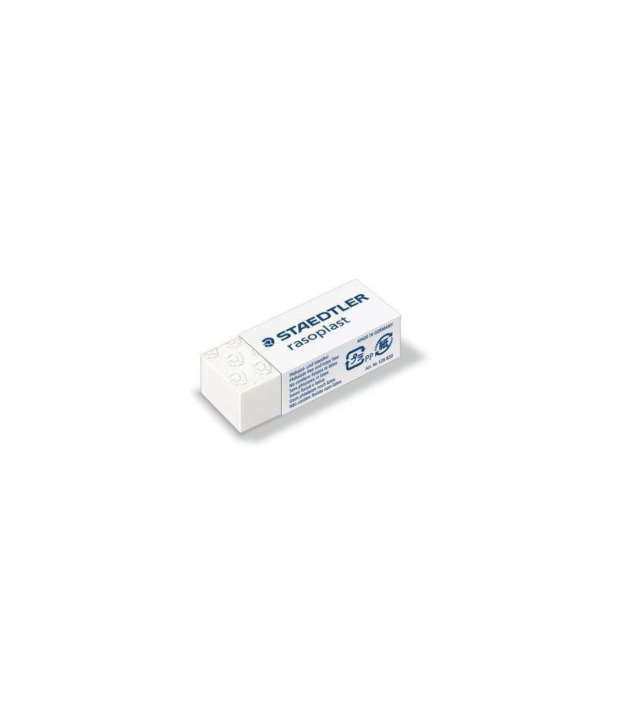 Goma de borrar rasoplast (42x19x13 mm) staedtler 526 b30 pack 30 unidades