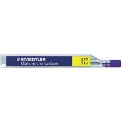 Minas micro carbon 250, 0,3mm, grad. hb staedtler 250 03-hb pack 12 unidades