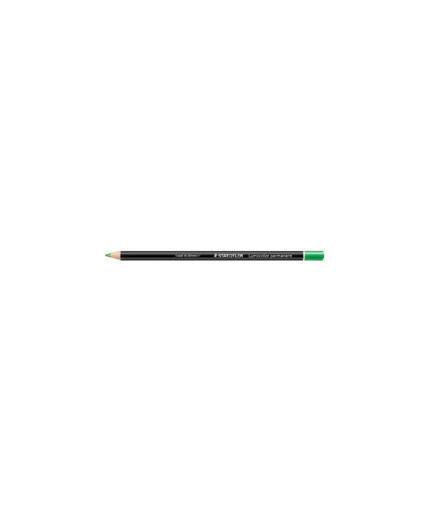 Lapiz especial lumocolor permanent glasochrom 108 20, verde staedtler 108 20-5 pack 12 unidades