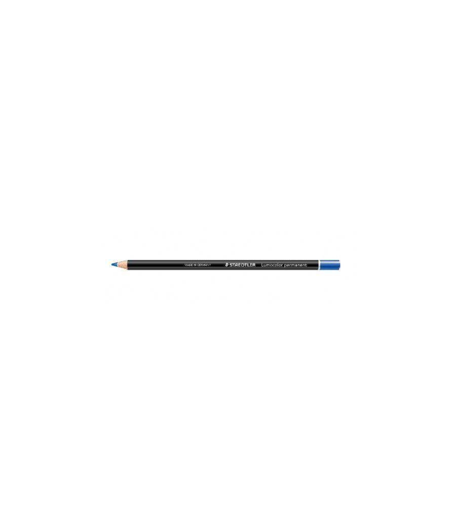 Lapiz especial lumocolor permanent glasochrom 108 20, azul staedtler 108 20-3 pack 12 unidades