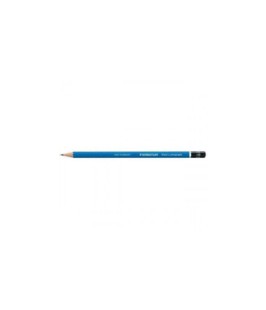 Lapiz grafito mars lumograph 100, grad. 9h staedtler 100-9h pack 12 unidades