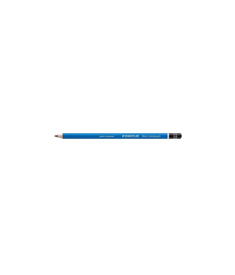 Lapiz grafito mars lumograph 100, grad. 10b staedtler 100-10b pack 12 unidades