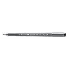 Rotulador calibrado pigment liner 308, 0,6mm, negro staedtler 308 06-9 pack 10 unidades