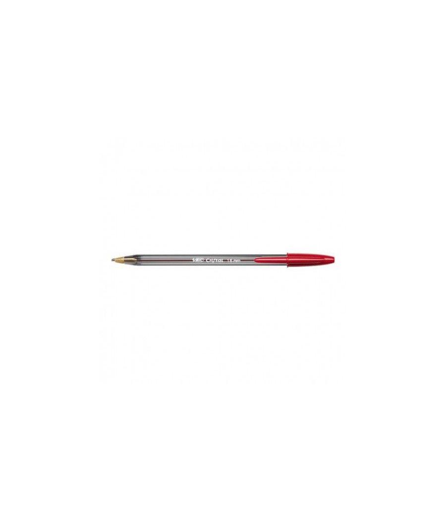 Boligrafo cristal xl trazo 0,6 mm. color rojo bic 951625 pack 50 unidades