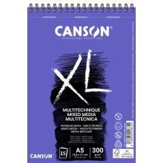 Canson xl mix media bloc de hojas de papel para bellas artes 30 hojas pack 5 unidades