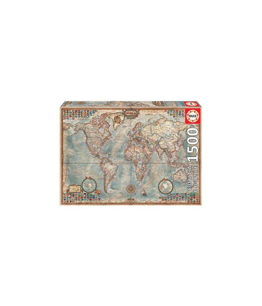 Educa political map of the world puzzle rompecabezas 1500 pieza(s)