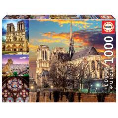 Educa notre dame collage puzzle rompecabezas 1000 pieza(s)