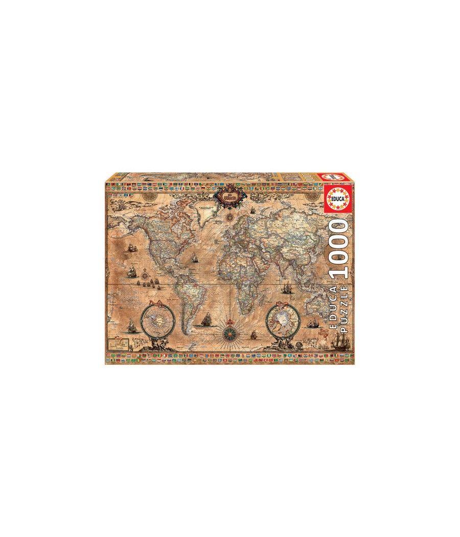 Educa antique world map puzzle rompecabezas 1000 pieza(s)