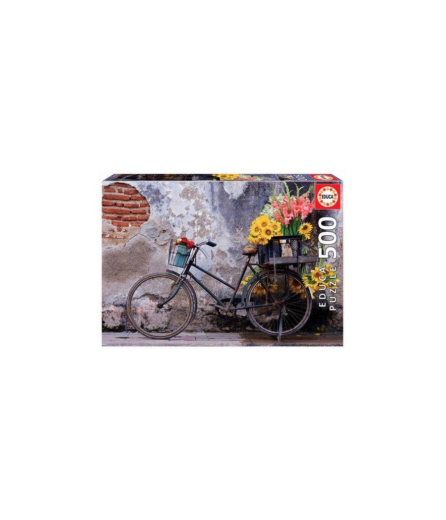Educa bicycle with flowers puzzle rompecabezas 500 pieza(s)