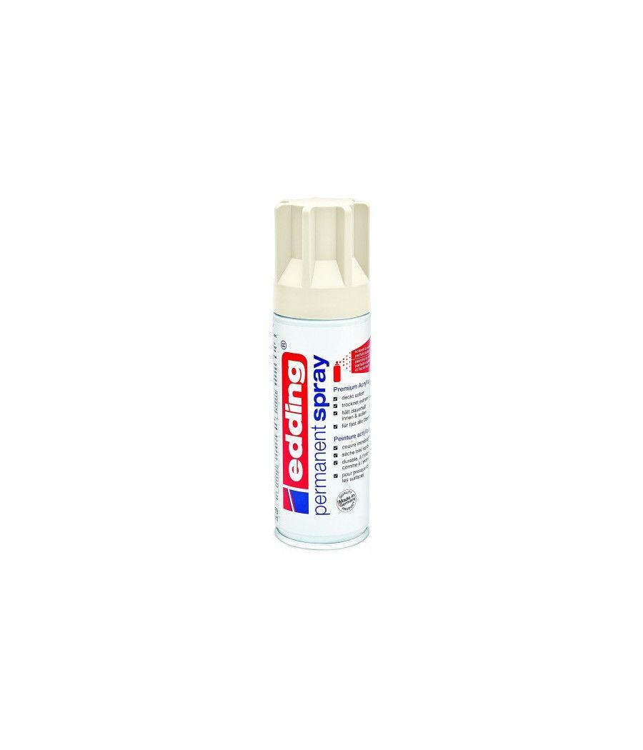 Spray blanco crema mate. edding 5200-921