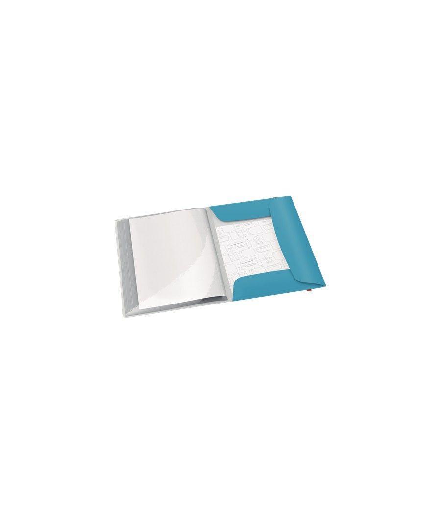 Carpeta fundas cosy mobile plus azul leitz 46700061