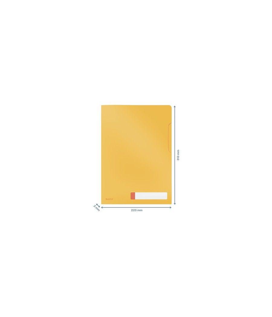 P-3 dossier privacidad cosy amarillo leitz 47080019