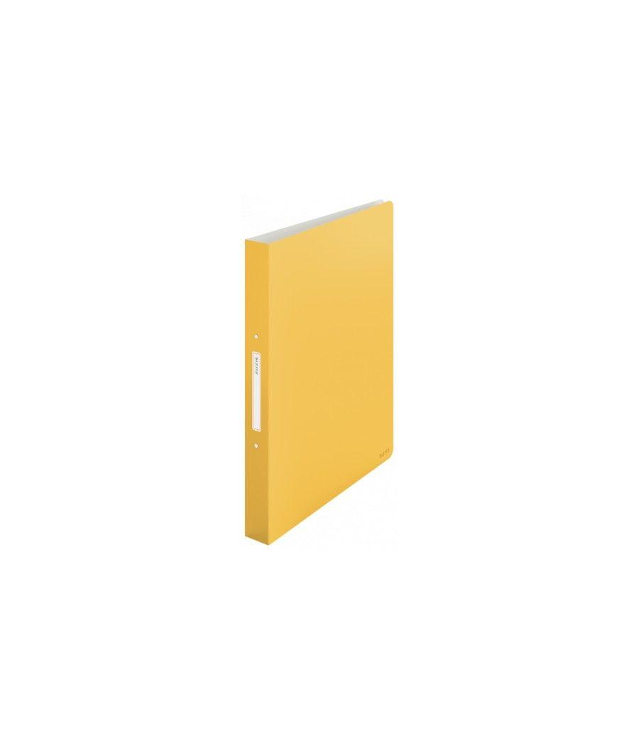 Carpeta 2 anillas active cosy amarillo leitz 42380019