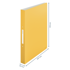 Carpeta 2 anillas active cosy amarillo leitz 42380019