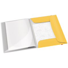 Carpeta fundas cosy mobile plus amarillo leitz 46700019