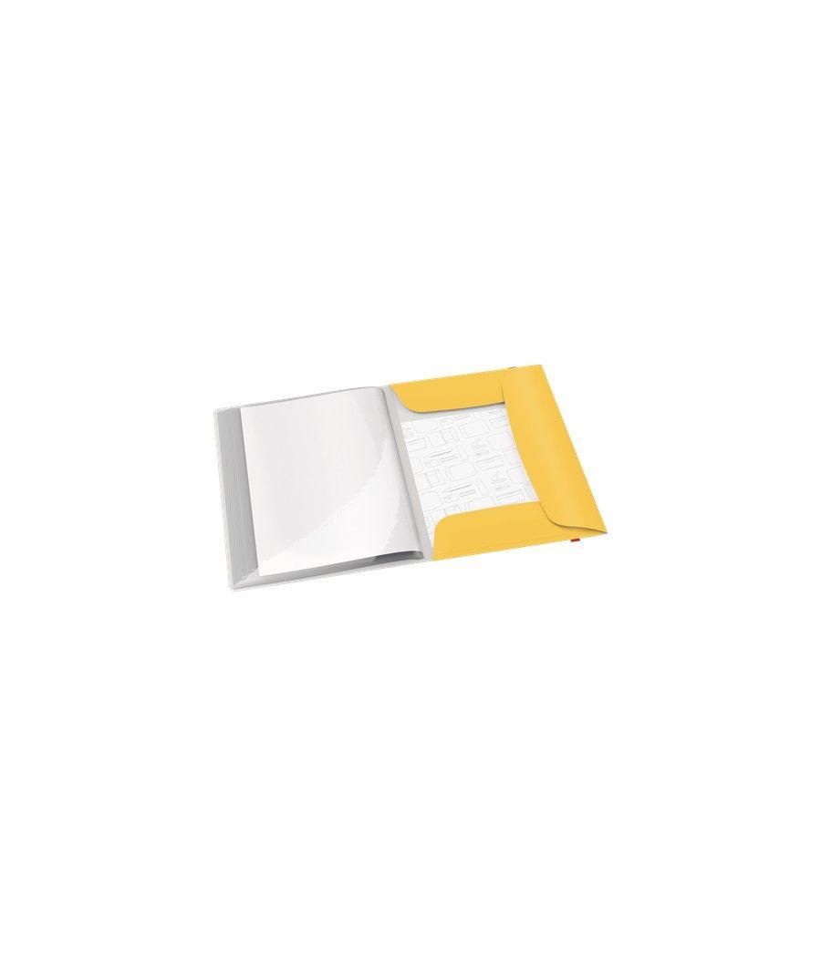 Carpeta fundas cosy mobile plus amarillo leitz 46700019