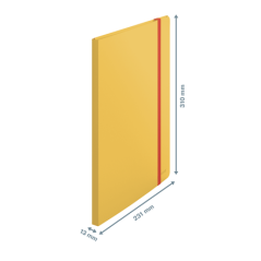 Carpeta fundas cosy mobile plus amarillo leitz 46700019