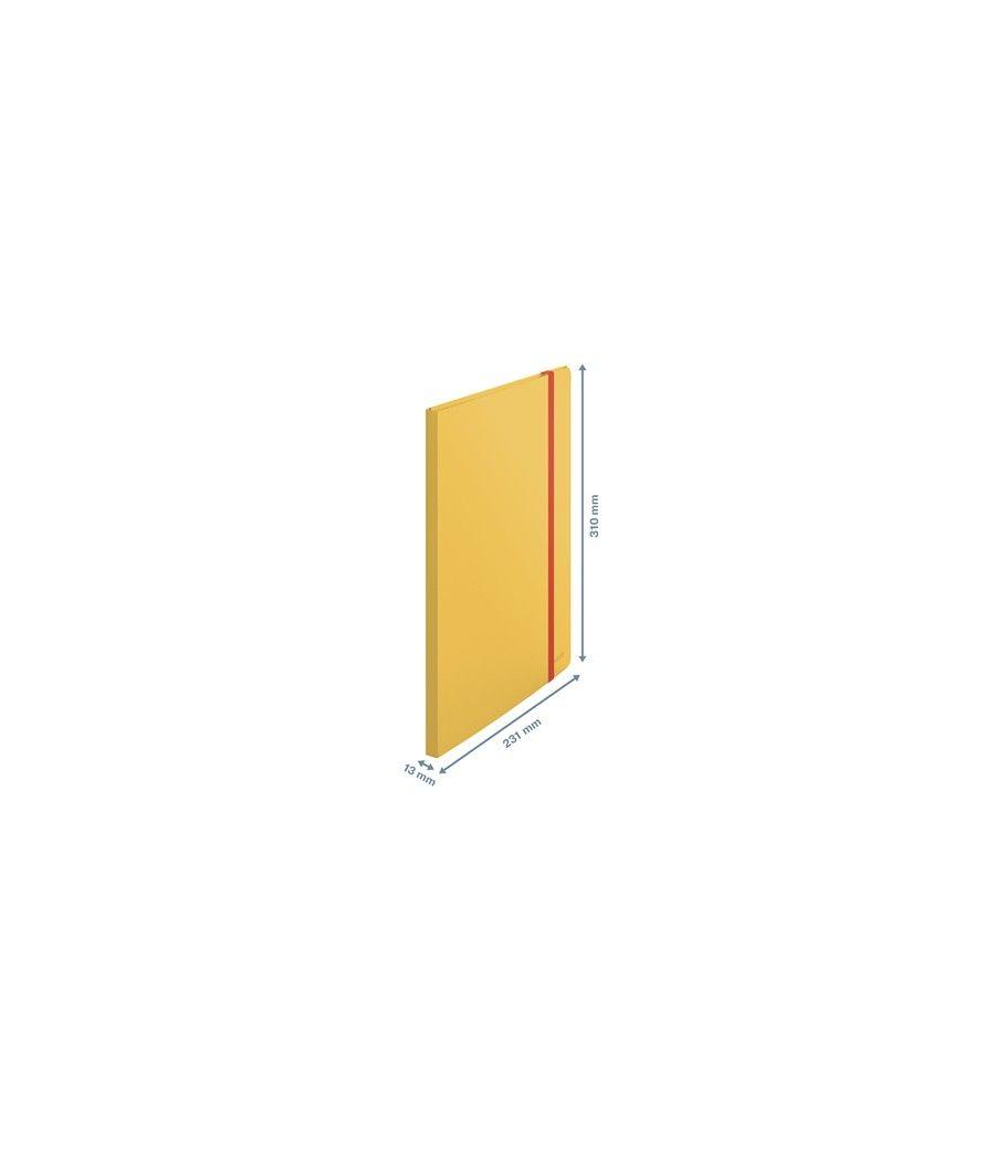 Carpeta fundas cosy mobile plus amarillo leitz 46700019