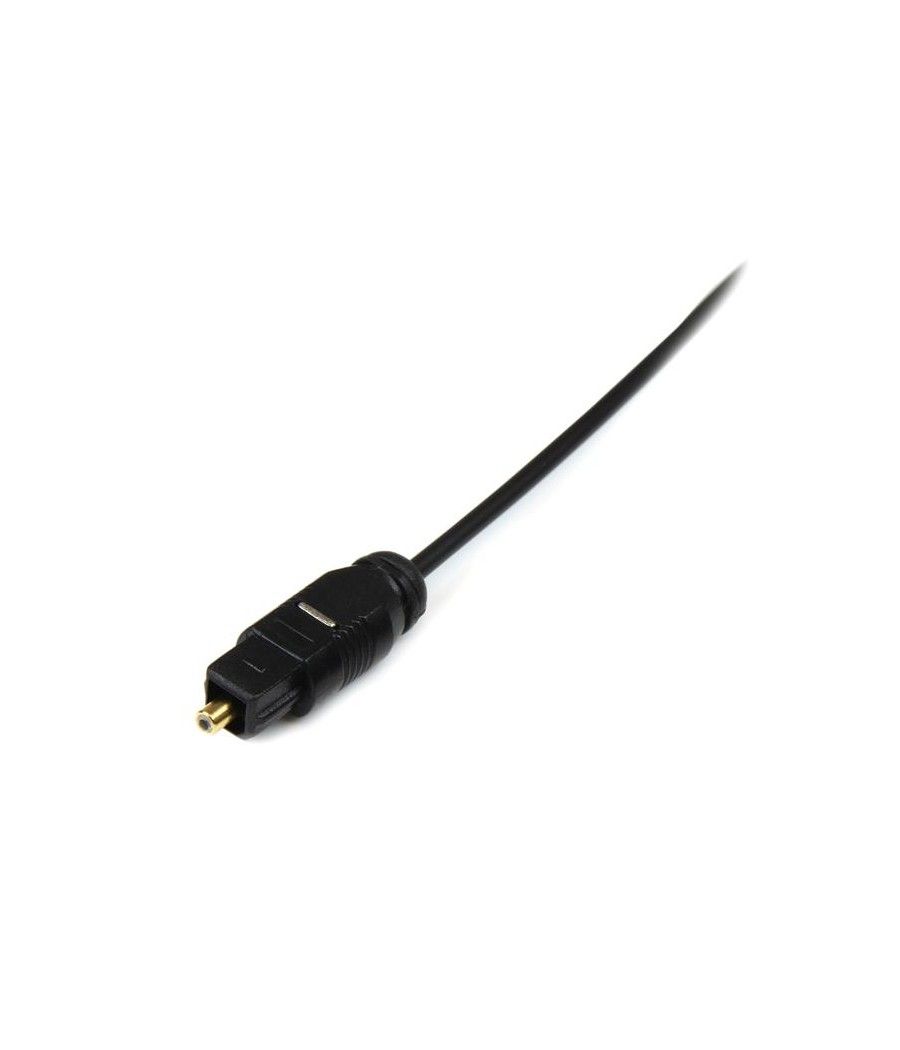 StarTech.com Cable 4,5m TosLink Audio Digital Óptico SPDIF Delgado - Negro - Imagen 3
