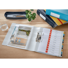 Archivador active cosy 180° 80mm amarillo leitz 10380019