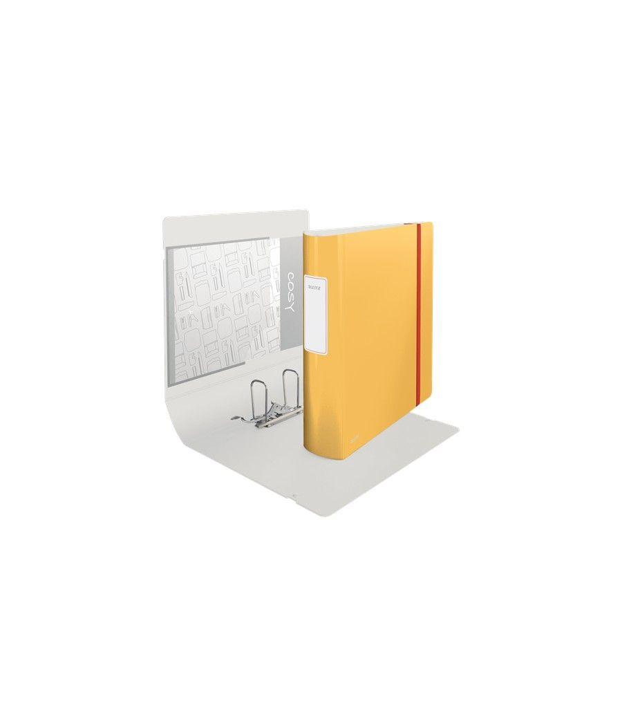 Archivador active cosy 180° 80mm amarillo leitz 10380019