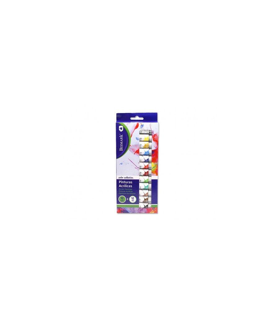 Bismark 327025 pintura acrílica 12 ml multi tubo