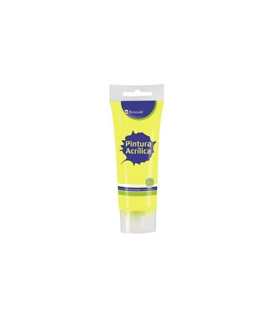 Bote pintura acrilica 75 ml amarillo bismark 328527