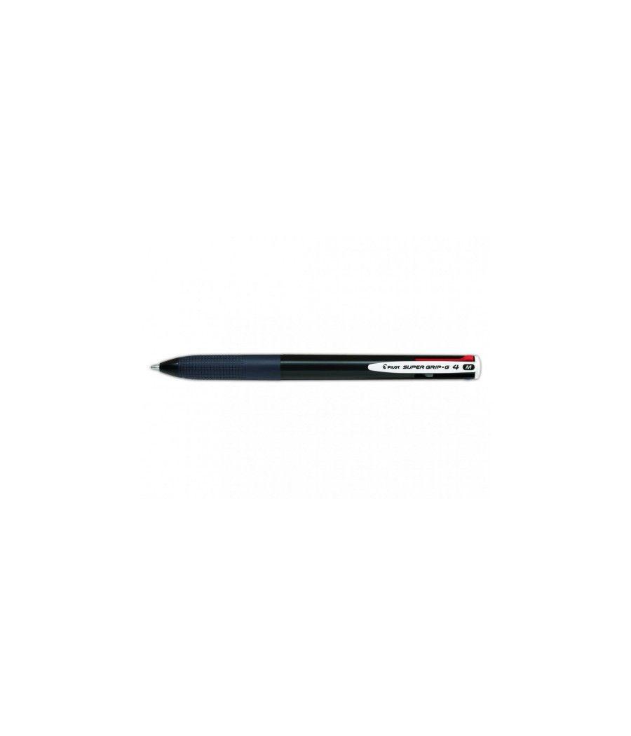 Boligrafo supergrip g - 4 colores - cuerpo color negro pilot bpkgg-35m-b