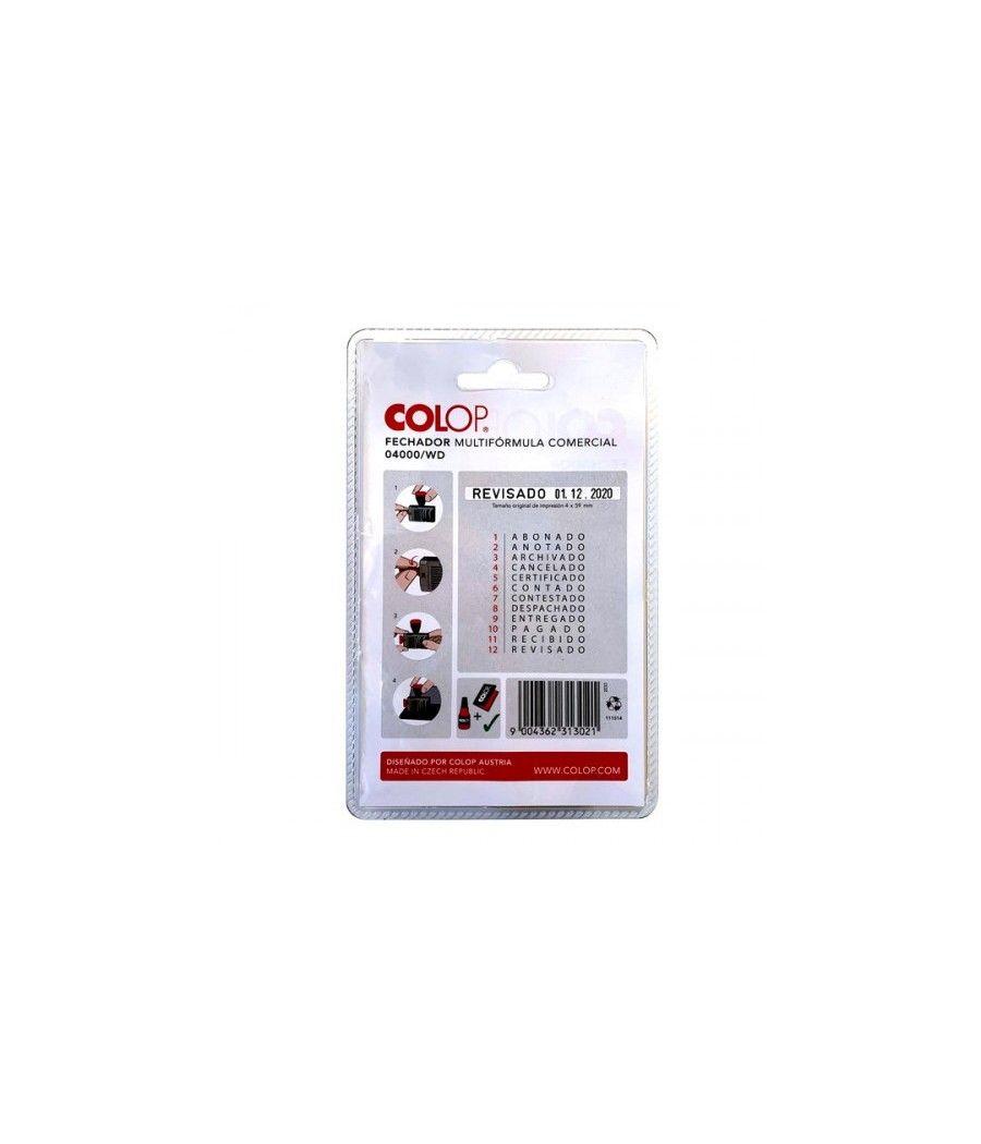 Colop 108807 sello comercial tradicional sello de texto/fecha