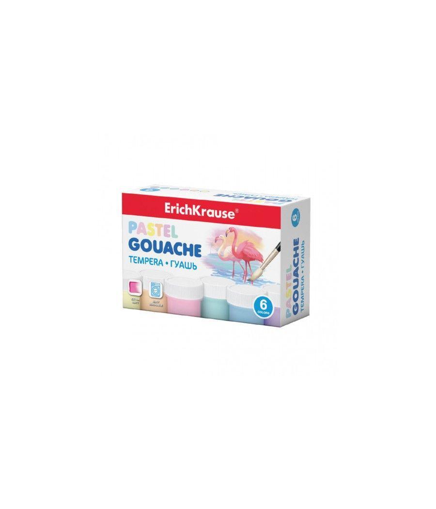 Caja gouache pastel 6 colors by 20ml erich krause 50540