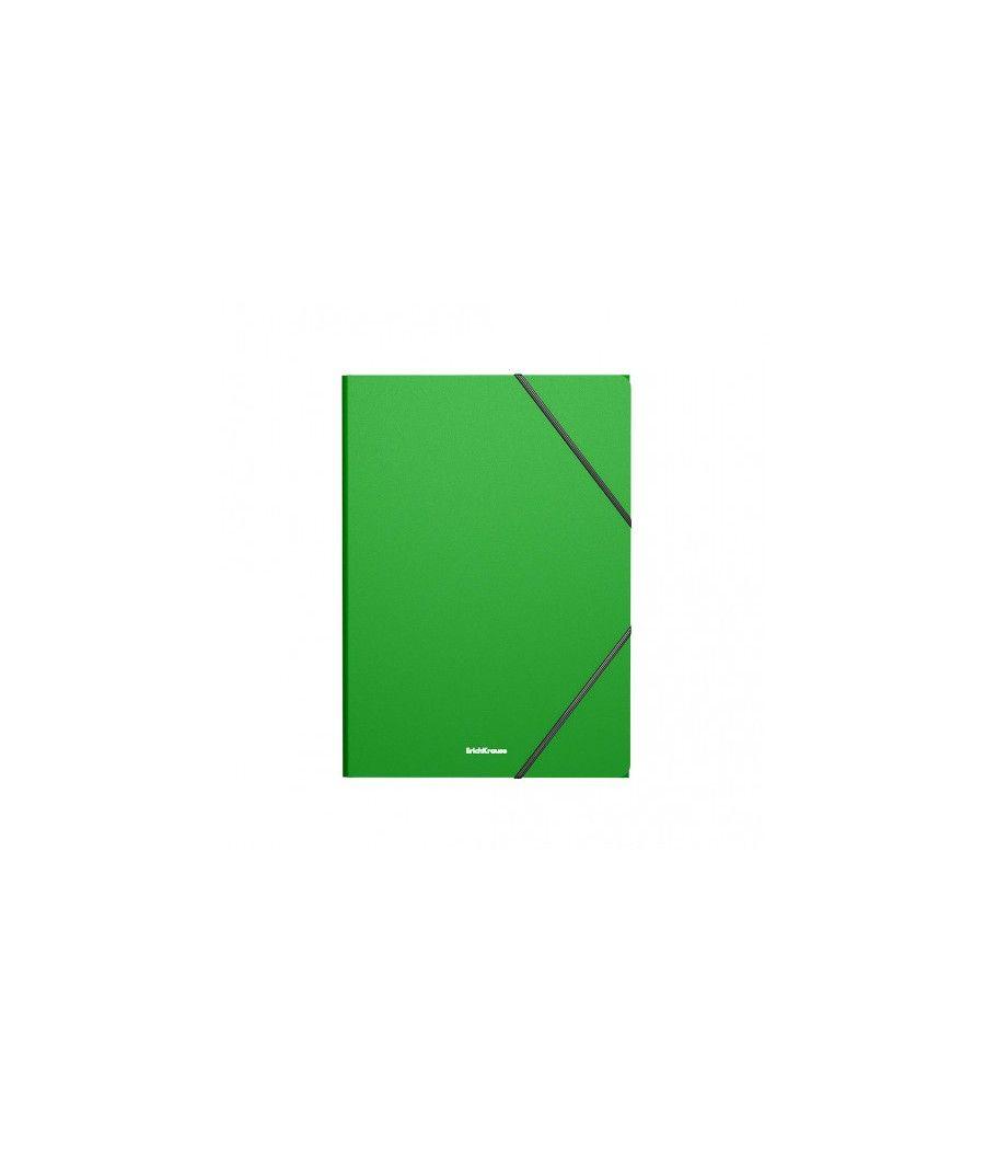 Carpeta con gomas elásticas matt classic, a4, verde erich krause 53323 pack 4 unidades