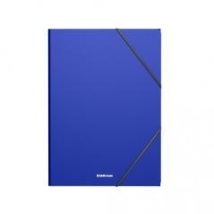 Carpeta con gomas elásticas matt classic, a4, azul erich krause 53322 pack 4 unidades