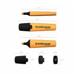 Fluorescente visioline v-12, color: naranja erich krause 32499 pack 10 unidades