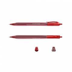 Bolígrafo automático u-28, ultra glide technology, tinta color: rojo erich krause 33530 pack 12 unidades