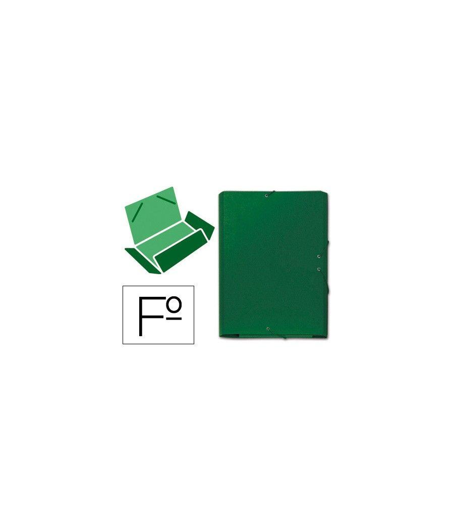 Carpeta carton compacto gofrado nº 8.folio goma solapa verde mariola 5285ve pack 10 unidades