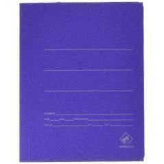 Carpeta carton azul 500 gr./m2. cuarto goma sencilla mariola 1040 pack 25 unidades
