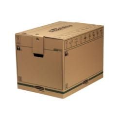 Caja de transporte montaje automático extra grande bankers box 6205401 pack 5 unidades