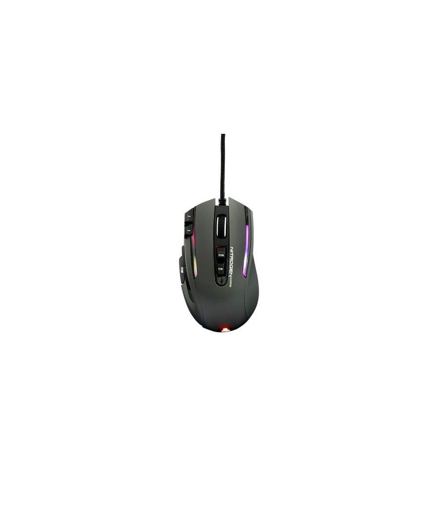 G-lab illuminated rgb gaming mouse - 12000 dpi - software - grey (kult-nitrogen-core)