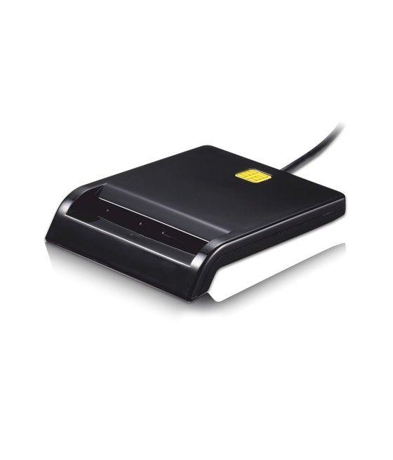 TooQ LECTOR DE TARJETA DNIe EXTERNO USB 2.0 NEGRO - Imagen 1