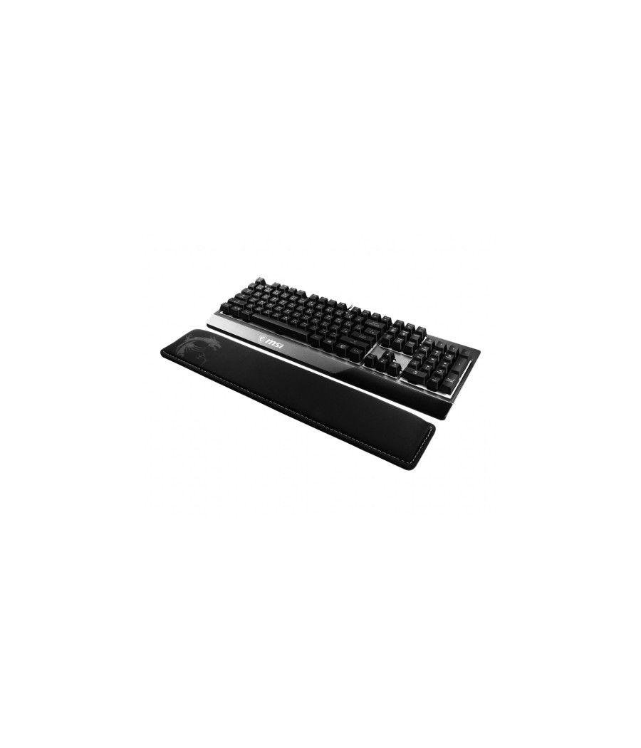 Msi vigor-wr01 descansa muñecas espuma de memoria, caucho negro