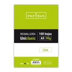 Recambio paquete 100 hojas a5 uniclasic 90 gr. liso sin margen payrus 53390000