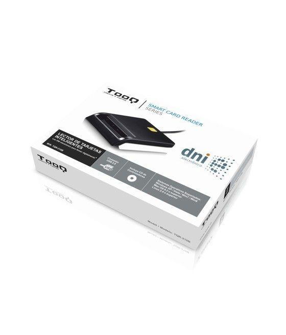 TooQ LECTOR DE TARJETA DNIe EXTERNO USB 2.0 NEGRO - Imagen 3