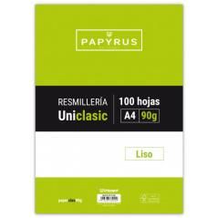 Recambio paquete 100 hojas a4 uniclasic 90 gr. liso sin margen papyrus 53390100