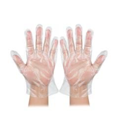 Bolsa de 100 guantes higienicos desechables transparentes talla única ed0024ct3 pack 10 unidades