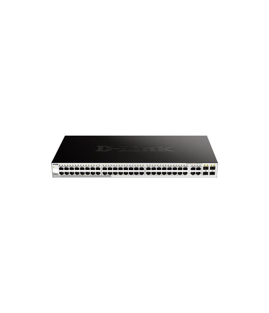 Switch semigestionable d-link dgs-1210-52/e 48p giga + 4p giga combo rack