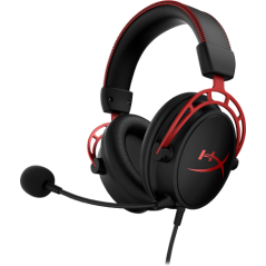 Hp hyperx cloud alpha auriculares alámbrico diadema juego negro, rojo