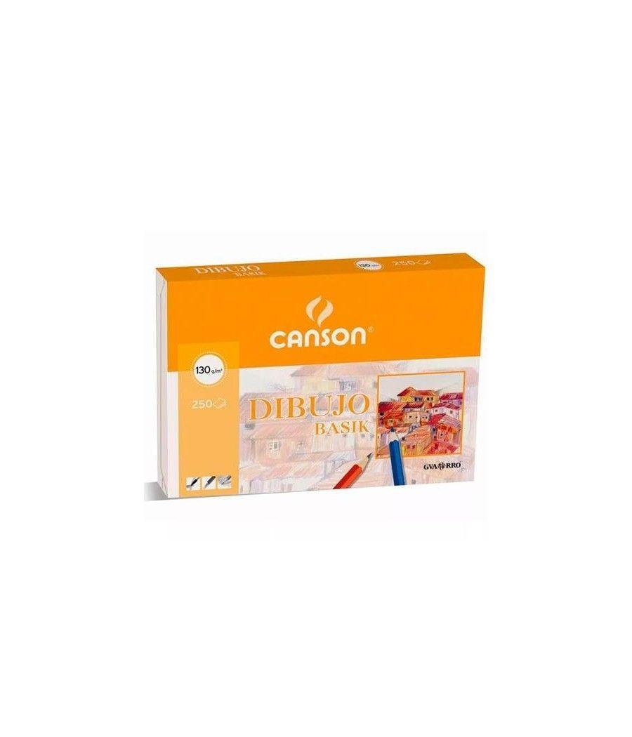 Canson dibujo basik 250 hojas 130 gr. recuadro 32,5x46cm